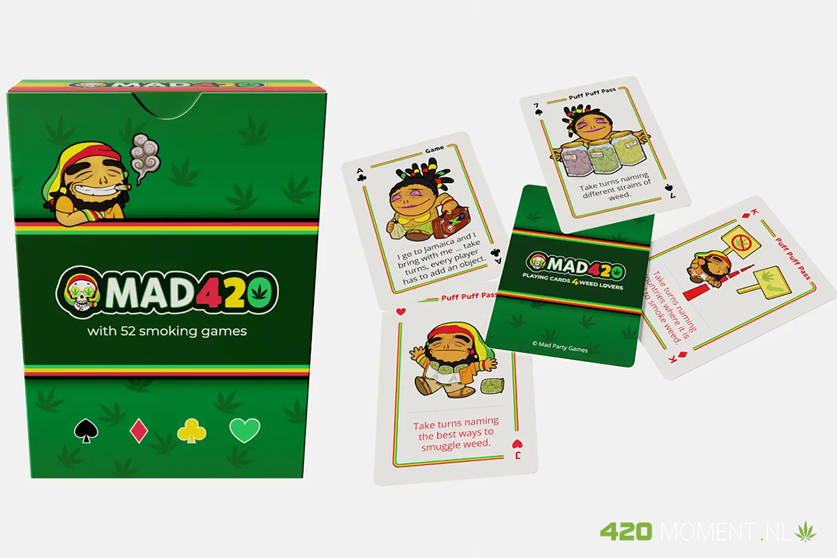 Mad420 Speelkaarten - Wietspel