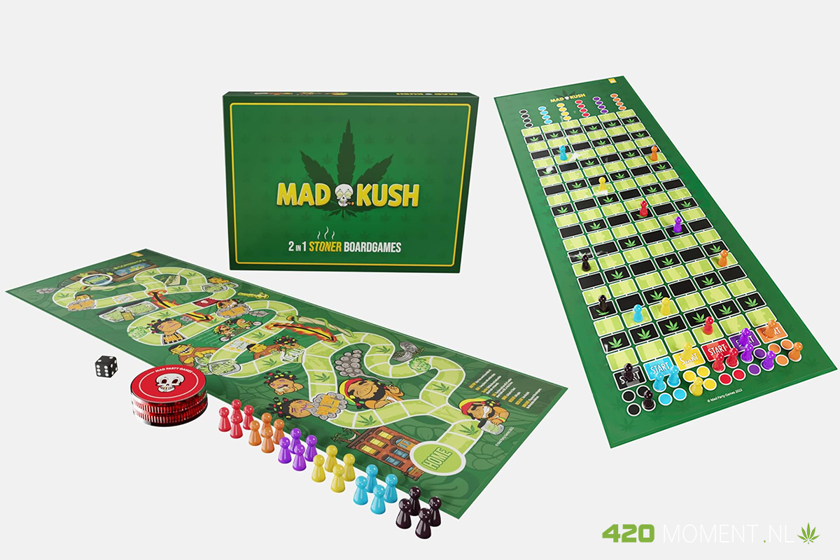 Mad Kush - 2-in1 stoner bordspel